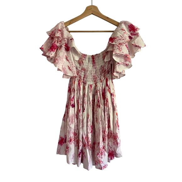 MISA Los Angeles Dina Flutter Ruffle Mini Dress - Picture 5 of 8